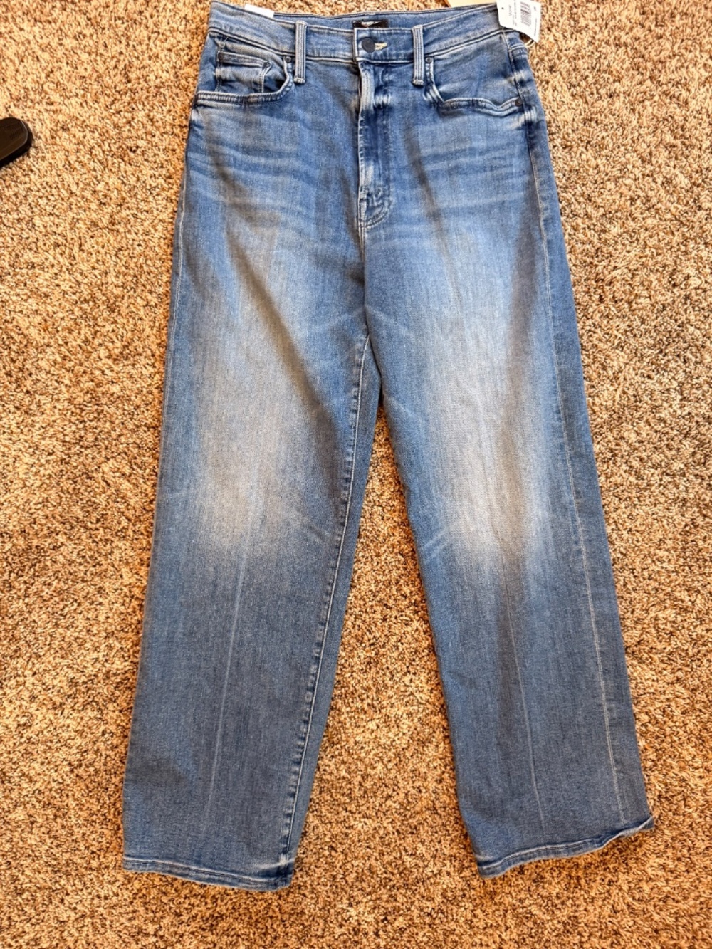 MOTHER The Mid-Rise Rambler Zip Ankle Jeans - Picture 2 of 5